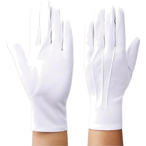 Paar weiße handschuhe - paar,