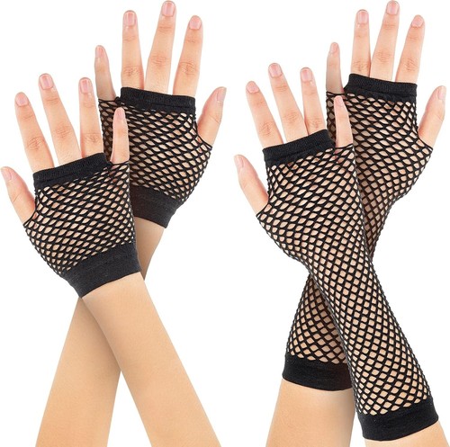 Netzhandschuhe halloween lange - netzhandschuhe,