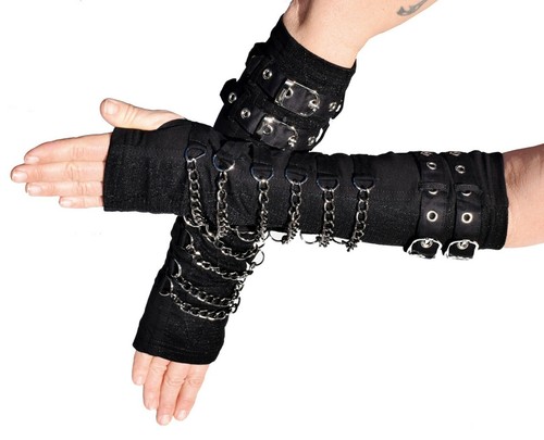 Gothic armstulpen mit dunklen - gothic,