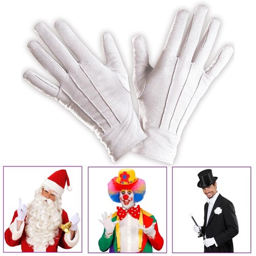 Weiße handschuhe karneval - weiße,