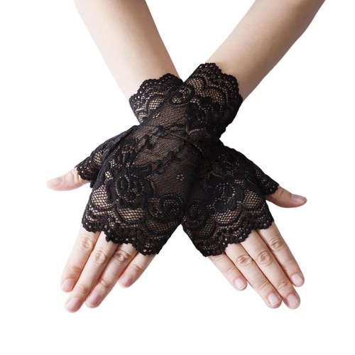 Spitzenhandschuhe schwarz - spitzenhandschuhe,