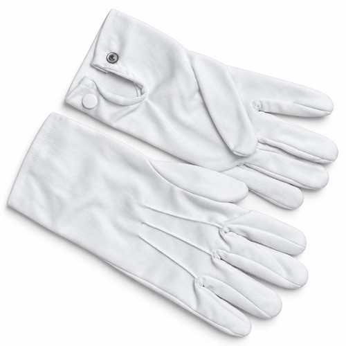 Weiße uniformhandschuhe - weiße,