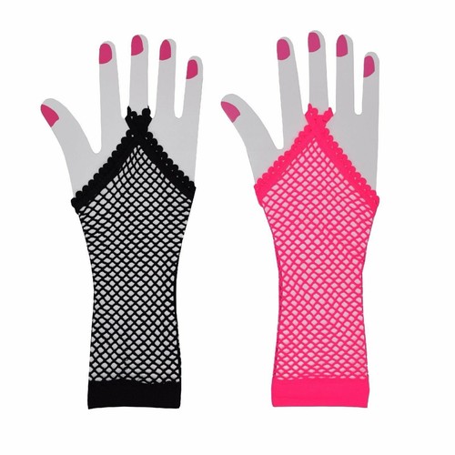 Paar netz handschuhe stulpen - netz,