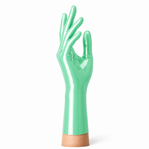 Latexhandschuhe kurz jade - kurz,
