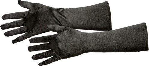 Satin handschuhe schwarz - satin-handschuhe,