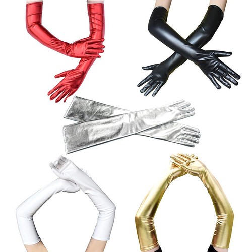 Lange handschuhe aus - lange, pu