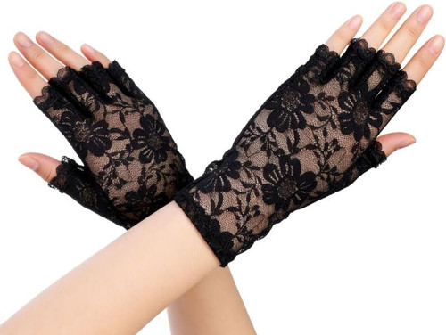 Kurze handschuhe spitze - kurze,
