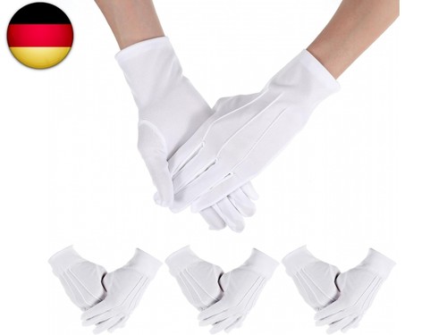 Paar weiße handschuhe nylon - paar, handschuhe,nylon