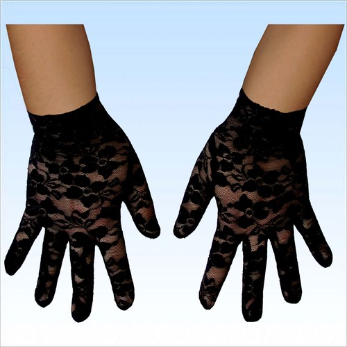 Gemusterte handschuhe schwarz - gemusterte,