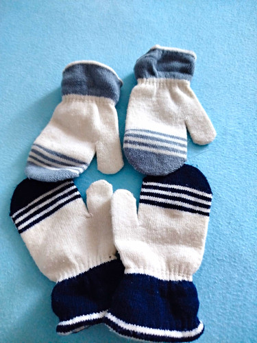 Paar handschuhe kind - handschuhe,