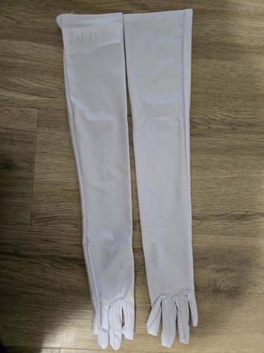 Lange satin handschuhe - satin,