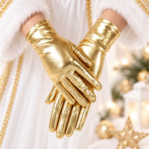 Goldene handschuhe weihnachten - goldene,