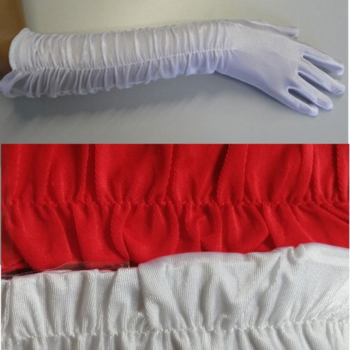 Lange handschuhe 40cm weiß - lange,