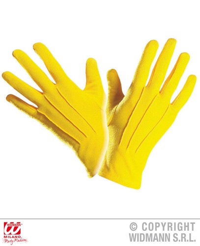 Gelbe handschuhe paar - -,