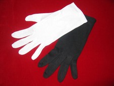 Baumwoll Handschuhe schwarz