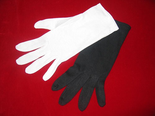 Baumwoll handschuhe schwarz - baumwoll,