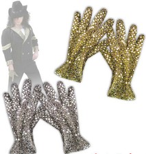 Pailletten-Handschuhe gold /