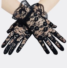 Spitzenhandschuhe Damen kurz