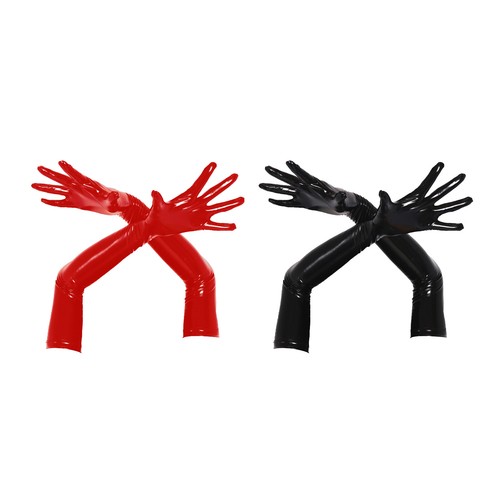 Damen wetlook handschuhe - wetlook,